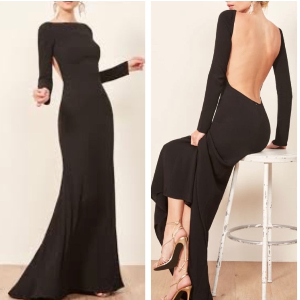 Reformation backless Artemis Dress